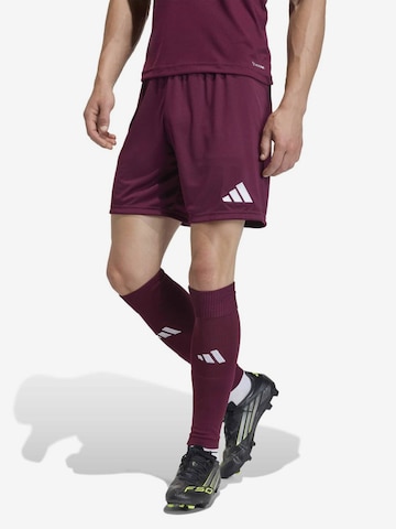 raudona ADIDAS PERFORMANCE Standartinis Sportinės kelnės 'ENT26': priekis