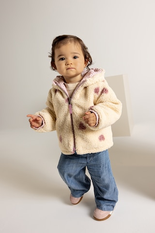 Noppies Fleece jas 'Maplegrove' in Beige
