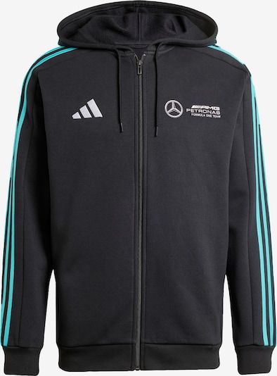 ADIDAS PERFORMANCE Urheilullinen collegetakki 'Mercedes - AMG Petronas Formula One Team' värissä turkoosi / musta / valkoinen, Tuotenäkymä