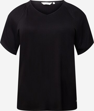 Tom Tailor Women + Shirt in Black: front