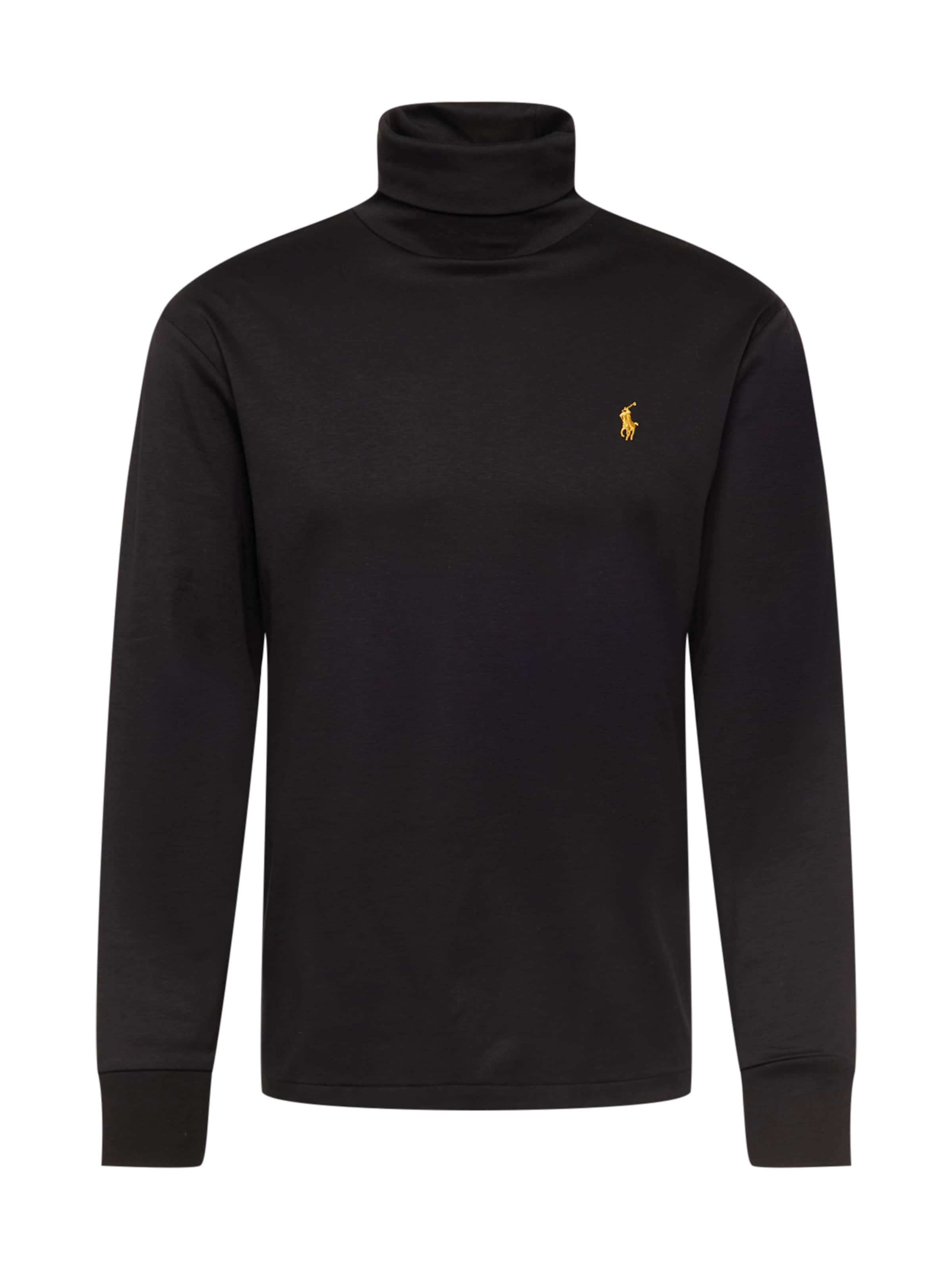 T-Shirt Polo Ralph Lauren en noir : devant
