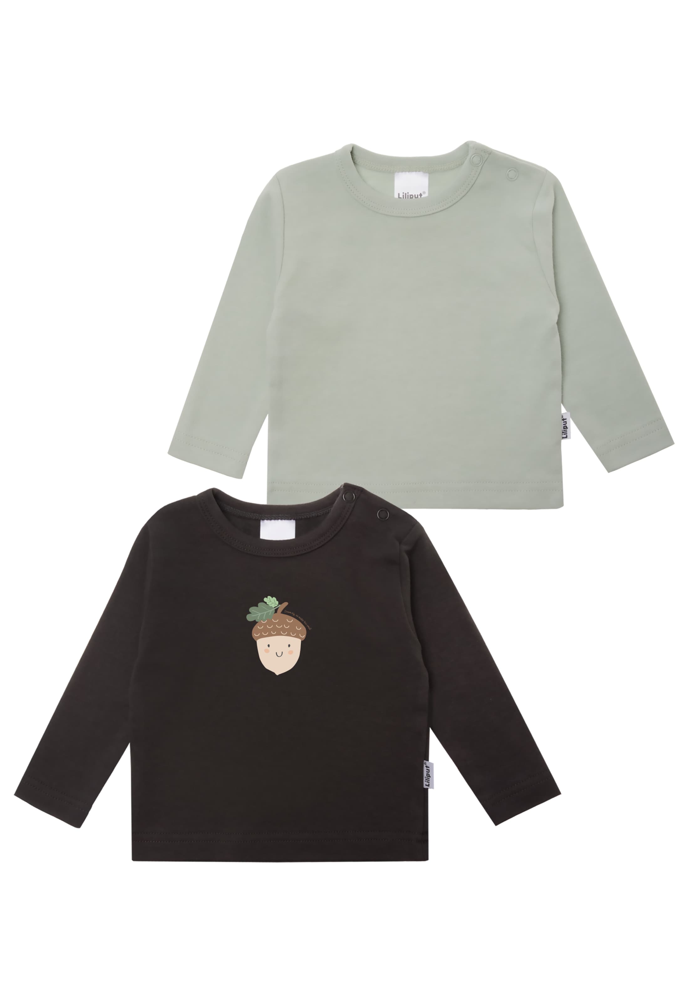 LILIPUT Shirt 'Eichel' in Grey: front