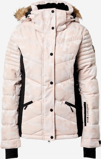 Superdry Snow Jacke 'Luxe' in hellpink / schwarz, Produktansicht