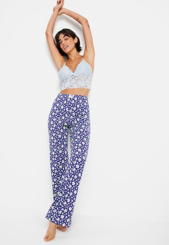 LSCN by LASCANA - Pantalón de pijama en azul