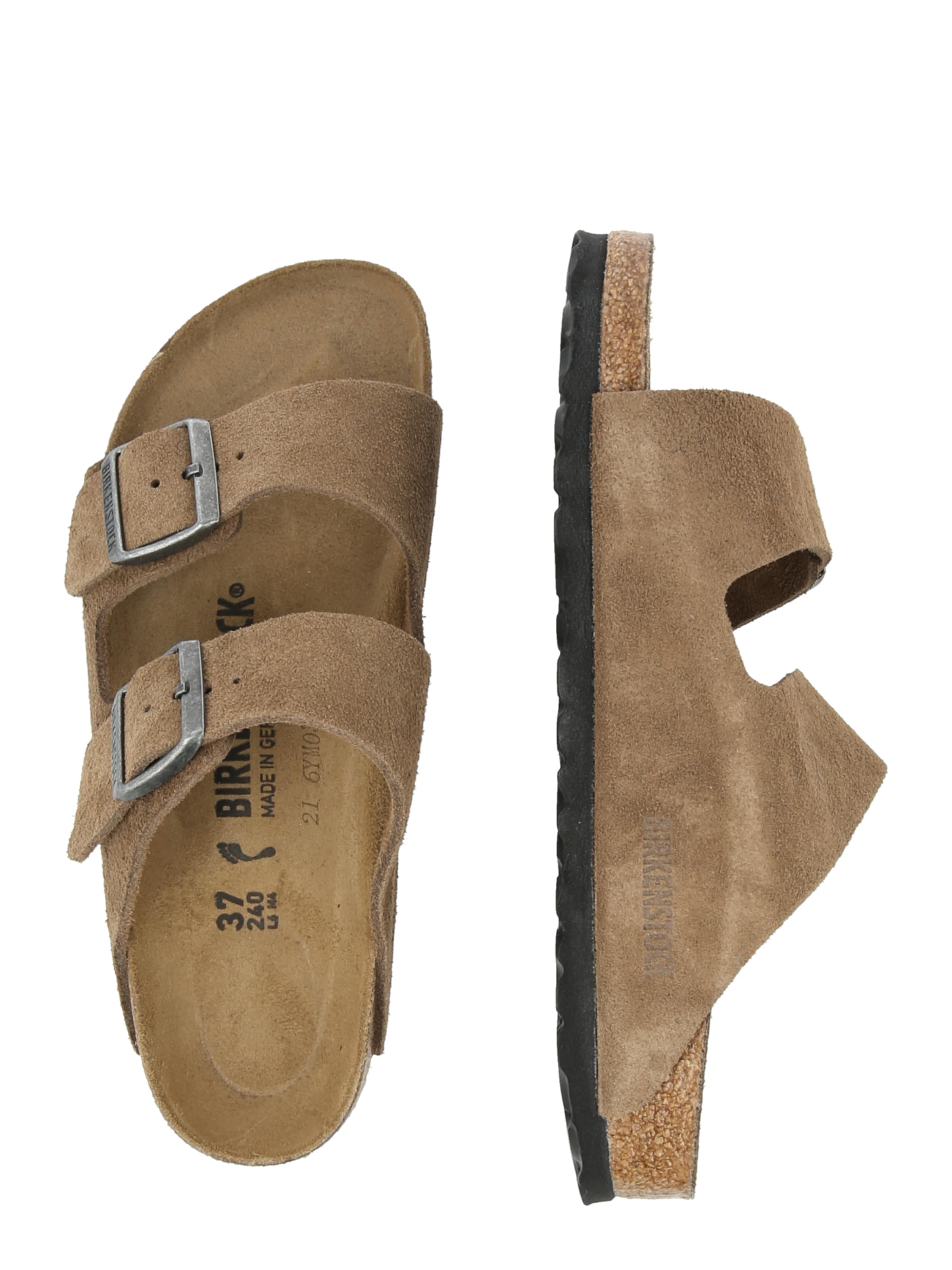 BIRKENSTOCK Pantofle 'Arizona' – hnědá