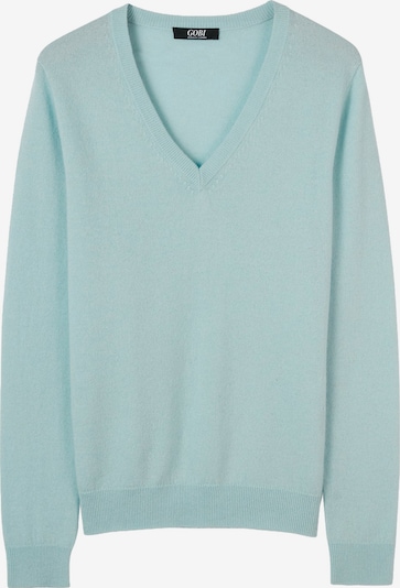 GOBI Cashmere Pullover 'Women's Essential Cashmere V-Neck Sweater' em XS em turquesa, Vista do artigo