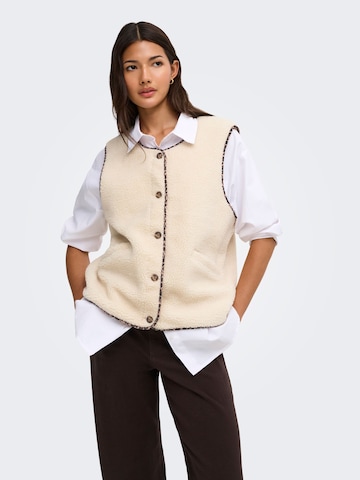 ONLY - Chaleco 'ONLBaby' en beige: frente