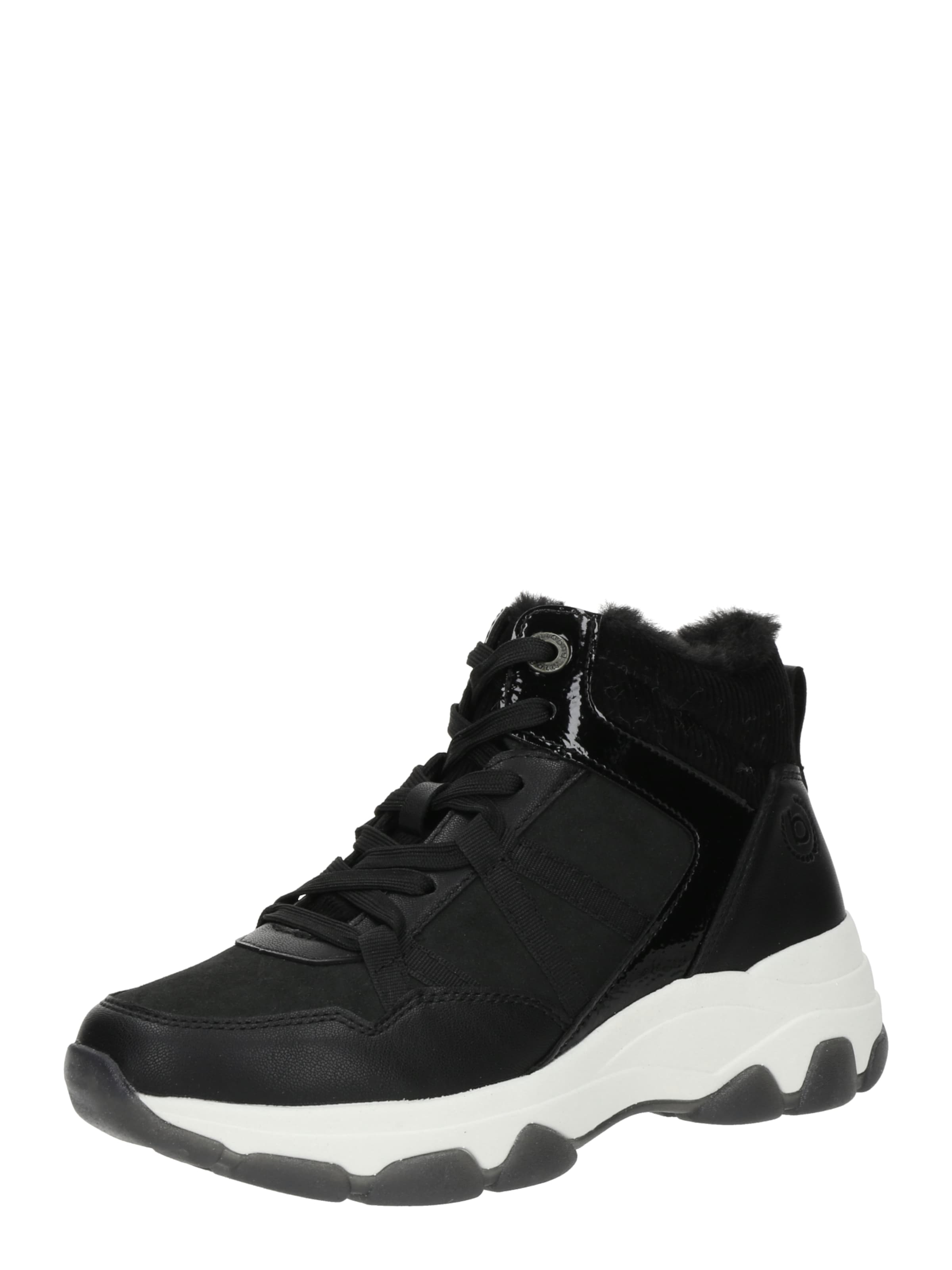 bugatti - Botim com fivela em preto: frente