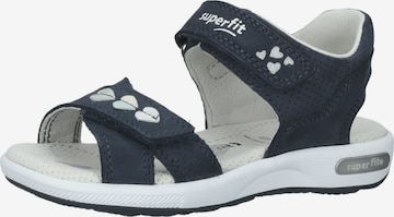 SUPERFIT Sandals 'Emily' in Blue: front