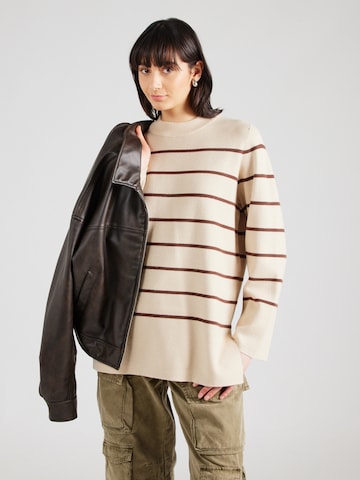 JDY - Jersey 'JDYMILA' en beige: frente