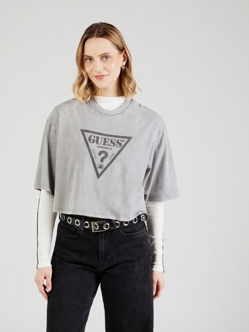 GUESS Originals - Camiseta en gris: frente