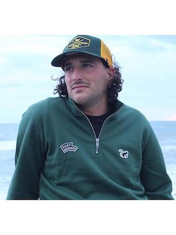 Sweat-shirt Surf Monkey en vert