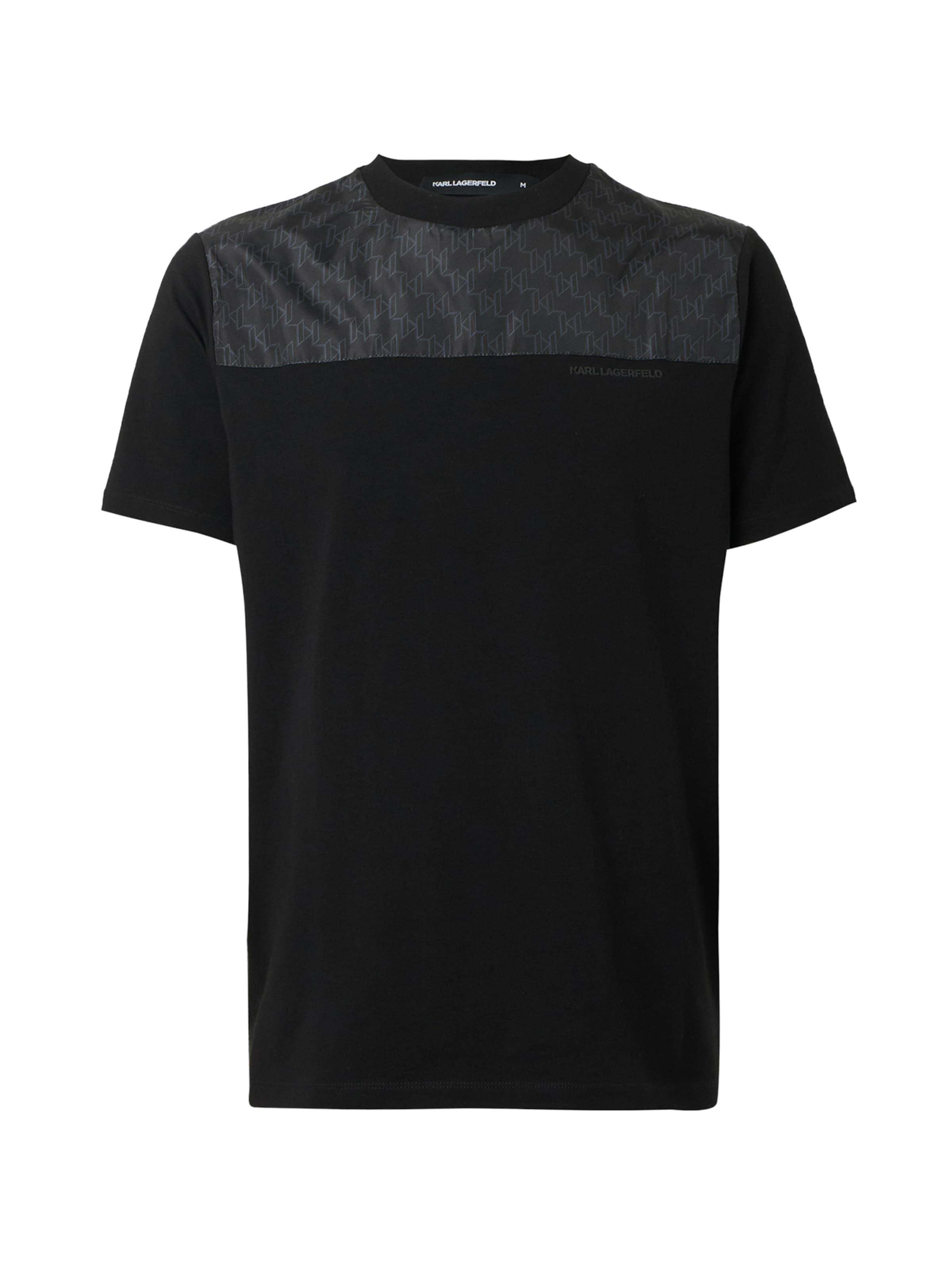 Tricou de la Karl Lagerfeld pe negru: față