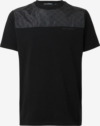 Marškinėliai iš Karl Lagerfeld, spalva – tamsiai pilka / juoda, Prekių apžvalga