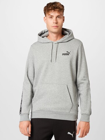 PUMA Athletic Sweatshirt 'ESS+' in Grey: front