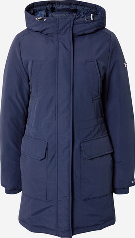 Parka invernale di Tommy Jeans in blu: frontale