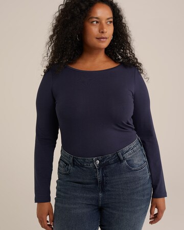 WE Fashion Paita värissä sininen: etupuoli