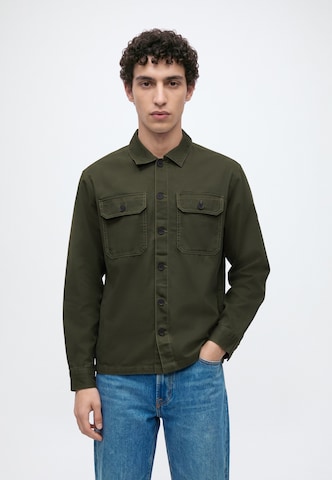 JACK & JONES Regular Fit Paita 'JCOFUSION CLASSIC' värissä vihreä: etupuoli