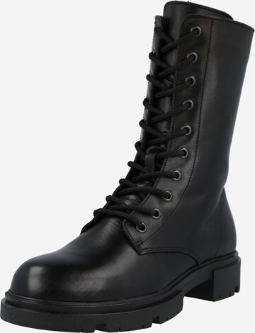 PS Poelman - Bota com atacadores em preto: frente