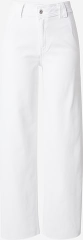 ONLY Wide leg Παντελόνι 'ALARA' σε λευκό: μπροστά