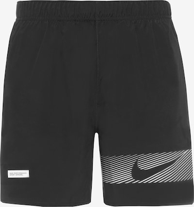 NIKE Workout Pants 'CHALLENGER' in Black / White, Item view