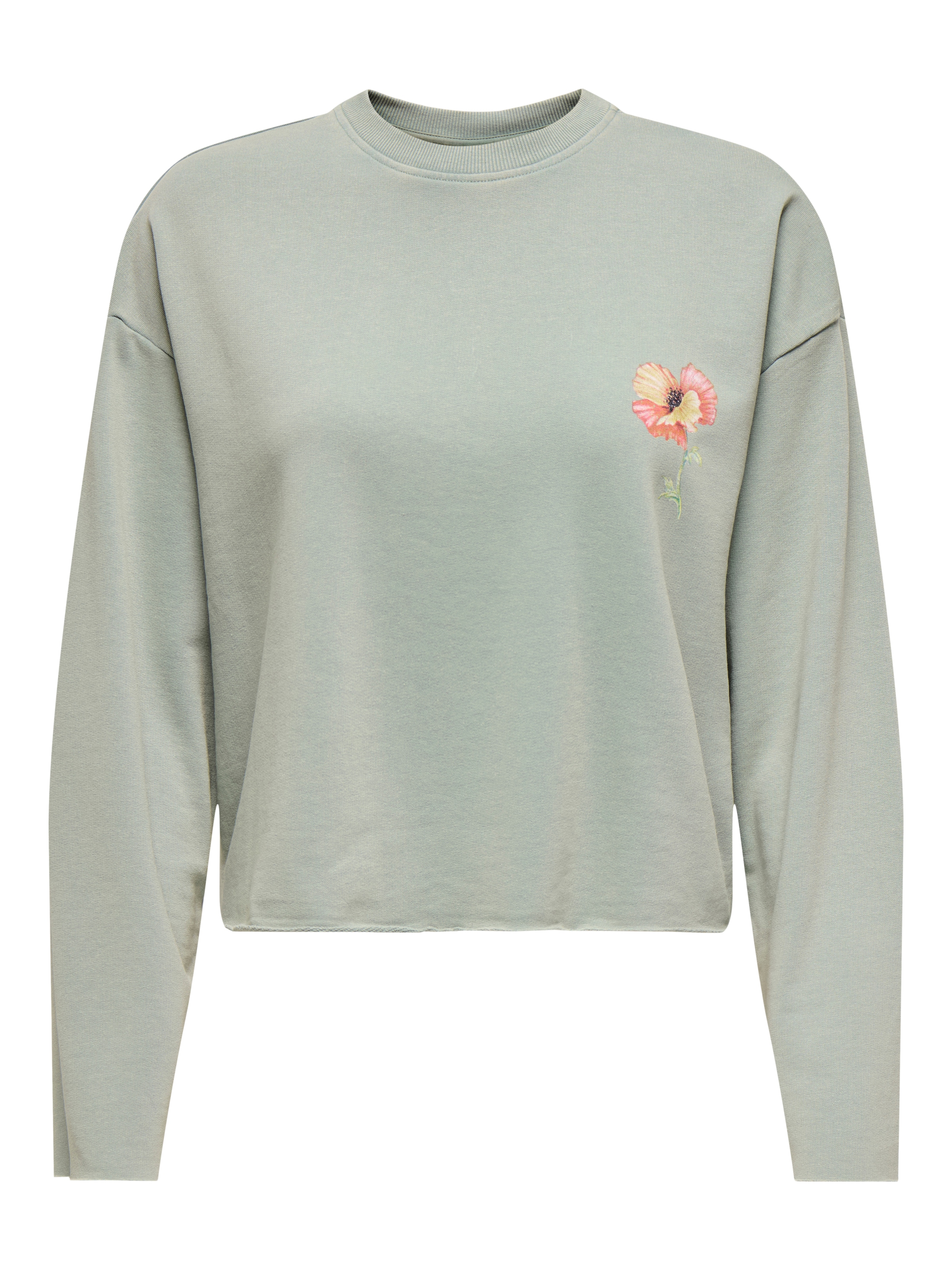 ONLY Sweatshirt in Grün: Vorderseite