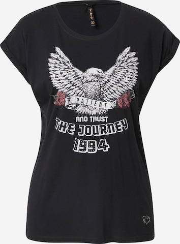 Key Largo T-Shirt 'EAGLE' in Schwarz: front