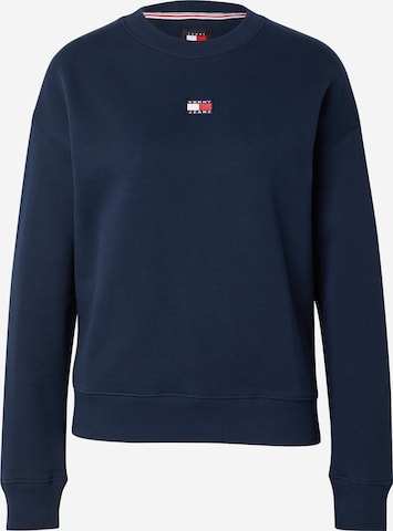 Tommy Jeans Sweatshirt in Blue: front