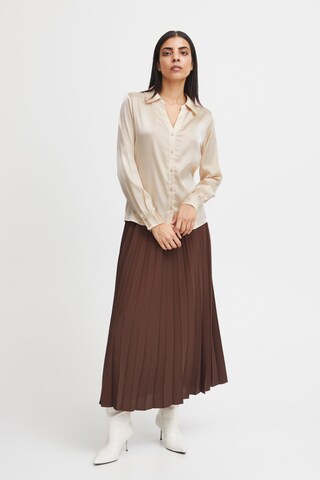 b.young Bluse in Beige