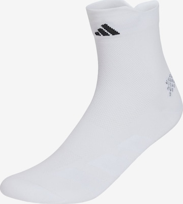 Calzino sportivo 'Adizero' di ADIDAS PERFORMANCE in bianco: frontale