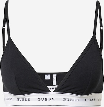 GUESS Triangle Bra in Black: front