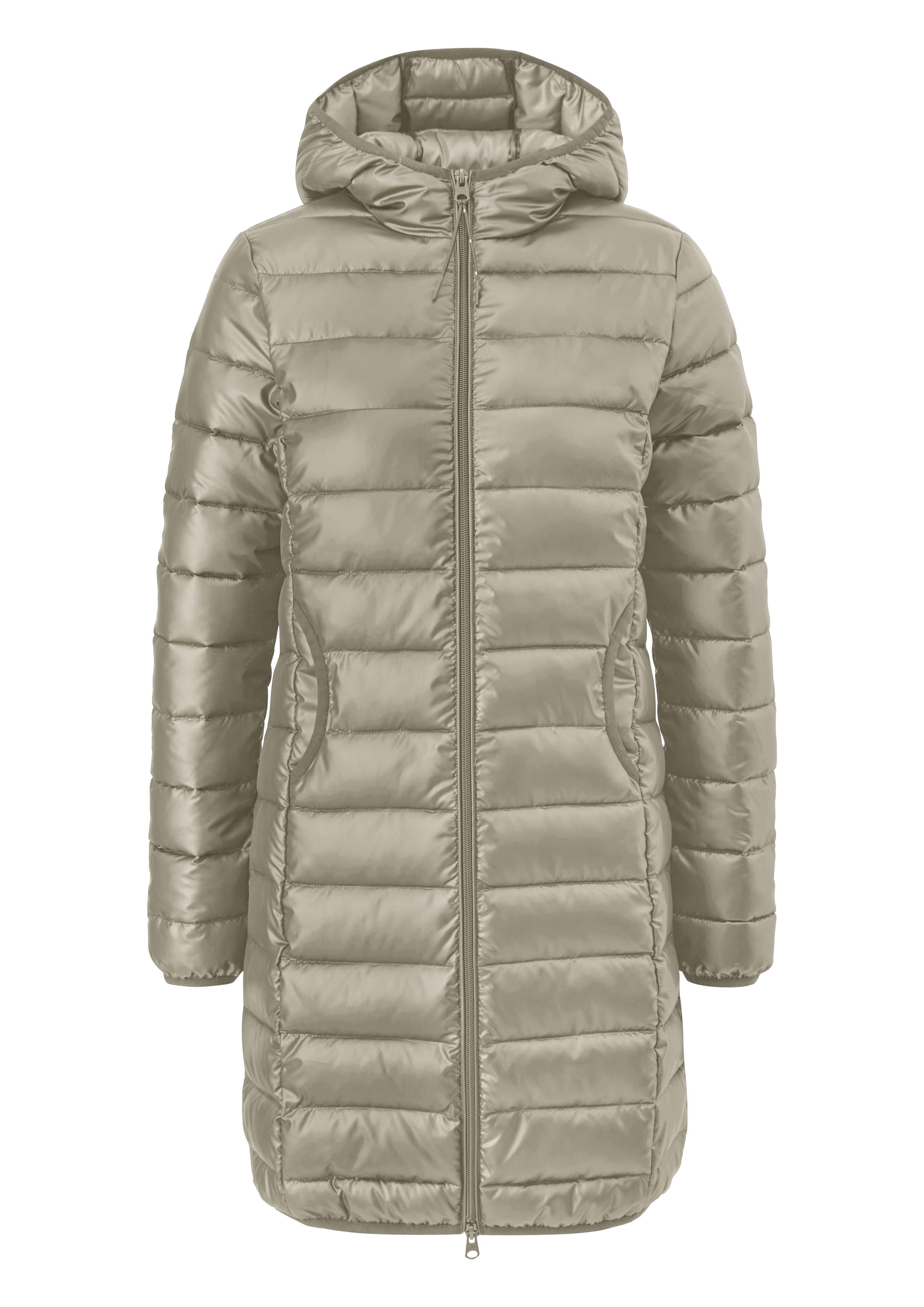 QS Wintermantel in Beige: Vorderseite
