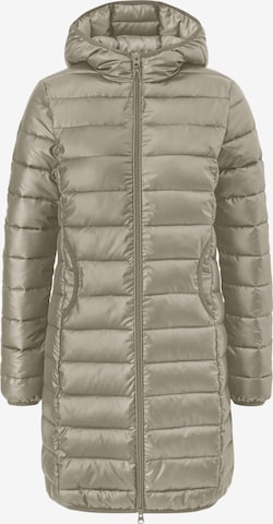 QS Wintermantel in Beige: Vorderseite