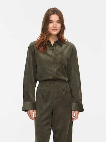 VILA - Blusa 'VICOURDIE' en verde: frente
