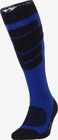 Mowmow Sportsokken 'MowMow Ski Socks - Silver Ions - Antibacterial - Men - Women - Size 39-42 - Gray' in Blauw: voorkant