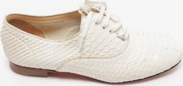 Christian Louboutin Flats & Loafers in 37,5 in White: front