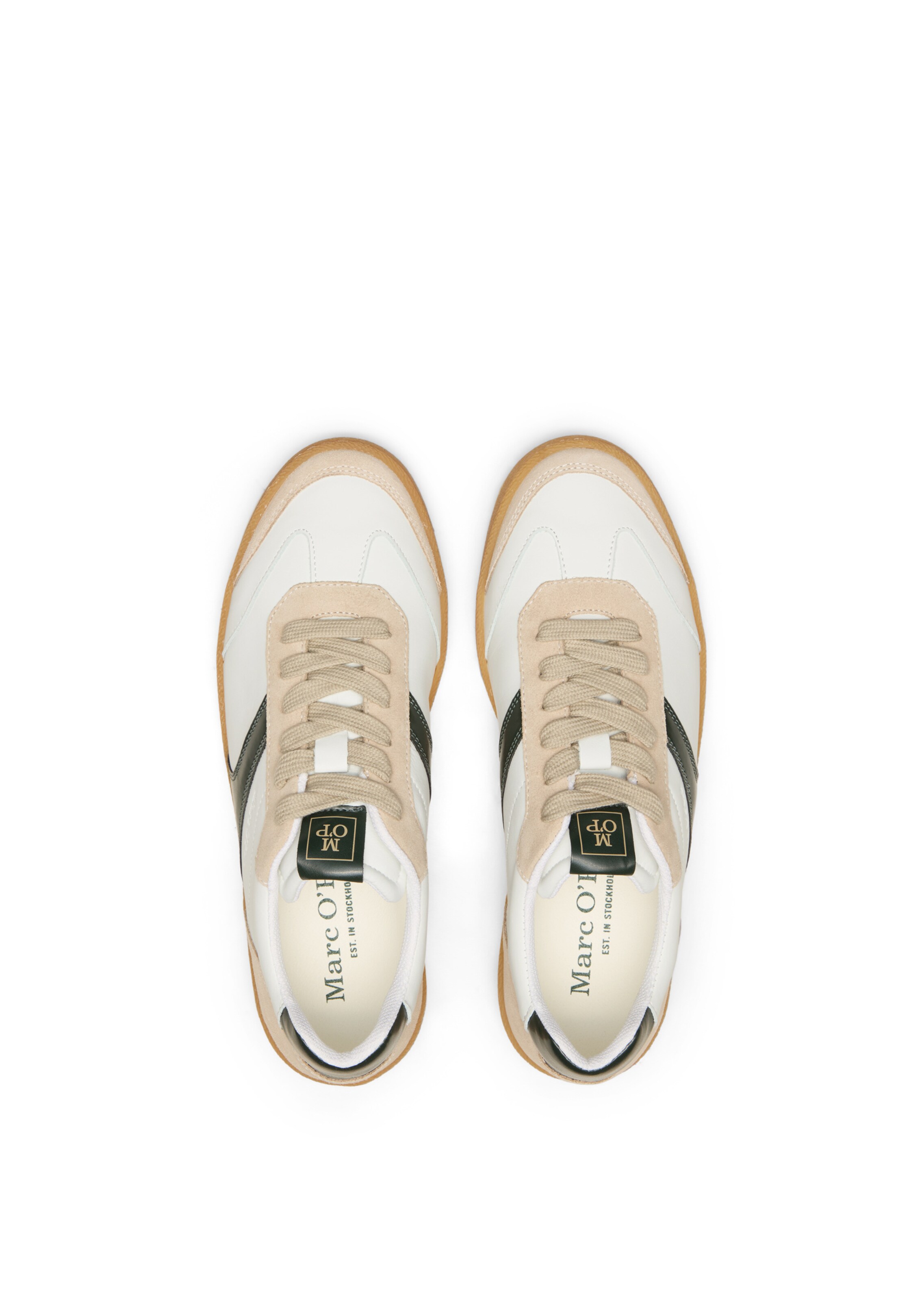 Marc O'Polo Sneakers laag 'Court' in Wit