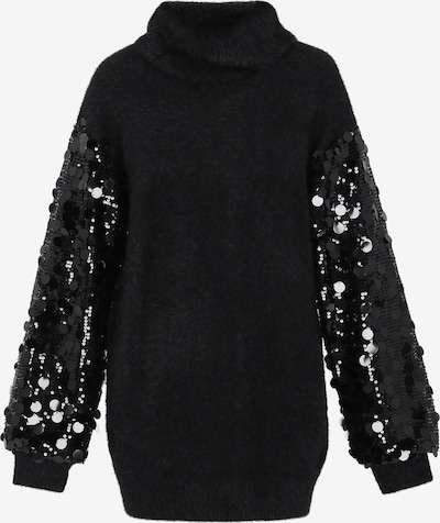 Megzta suknelė iš IZIA, spalva – juoda, Prekių apžvalga