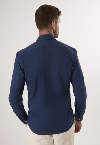 Felix Hardy Regular fit Button Up Shirt in Blue