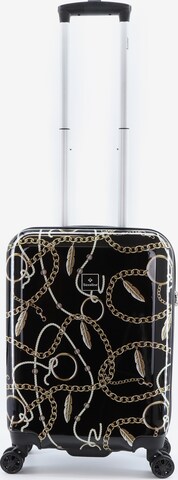 Saxoline Suitcase 'Golden Age' in Black: front