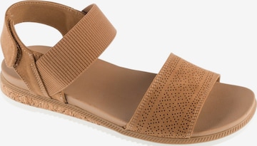 Sandales 'Skechers Desert Kiss' SKECHERS en marron : devant