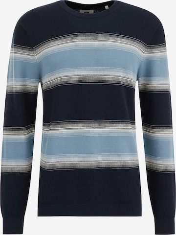 Pull-over WE Fashion en bleu : devant