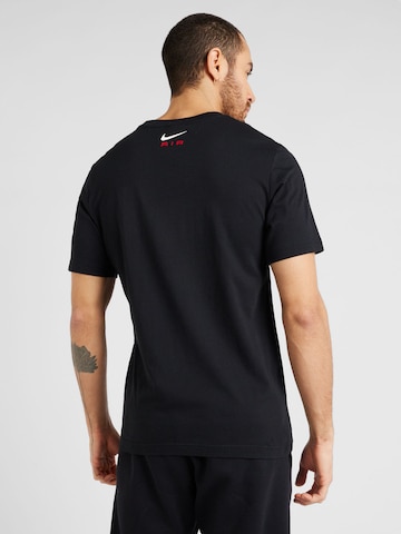 Nike Sportswear T-Shirt 'Air' in Schwarz