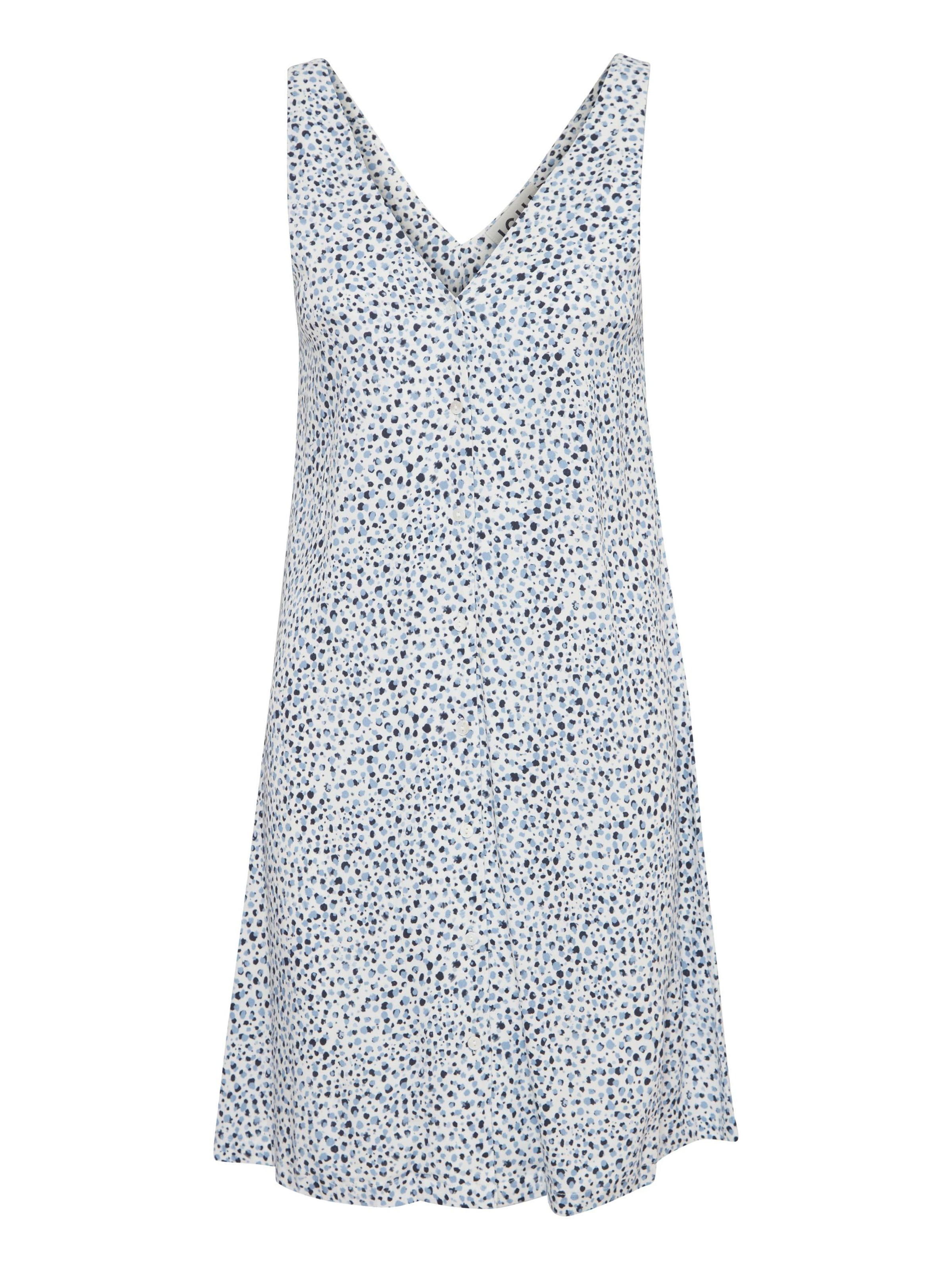 ICHI Jurk 'IHAya' in Blauw: voorkant