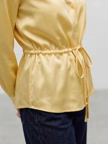 Chemisier 'RIVER' VERO MODA en jaune