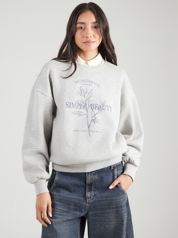 MOS MOSH Sweatshirt 'MMRafa' i grå: framsida