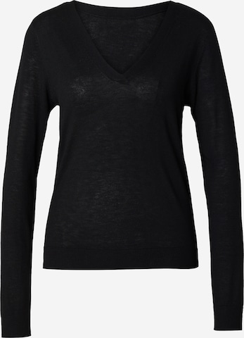 VILA Sweater 'ABELLA' in Black: front