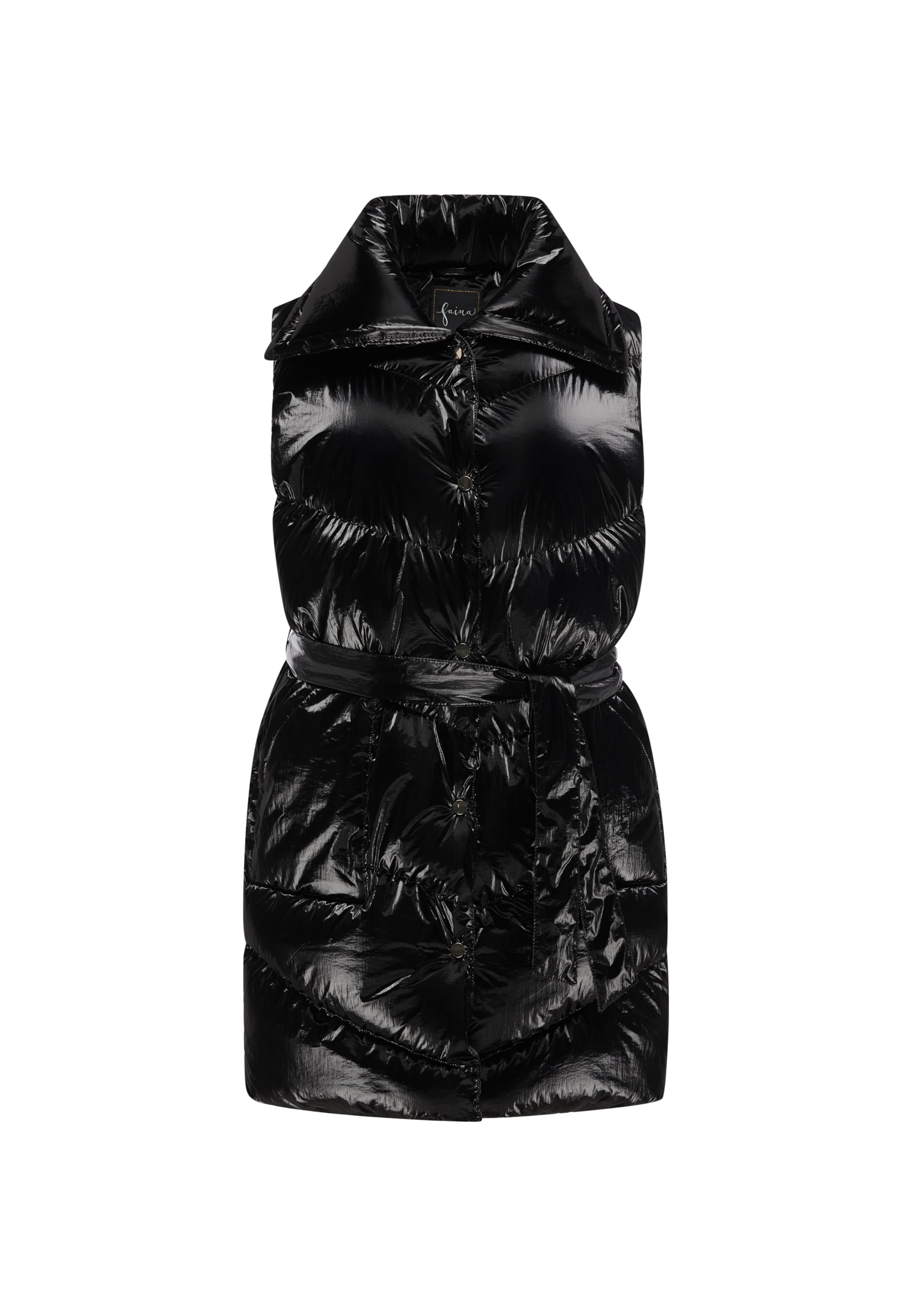 faina - Chaleco en negro: frente