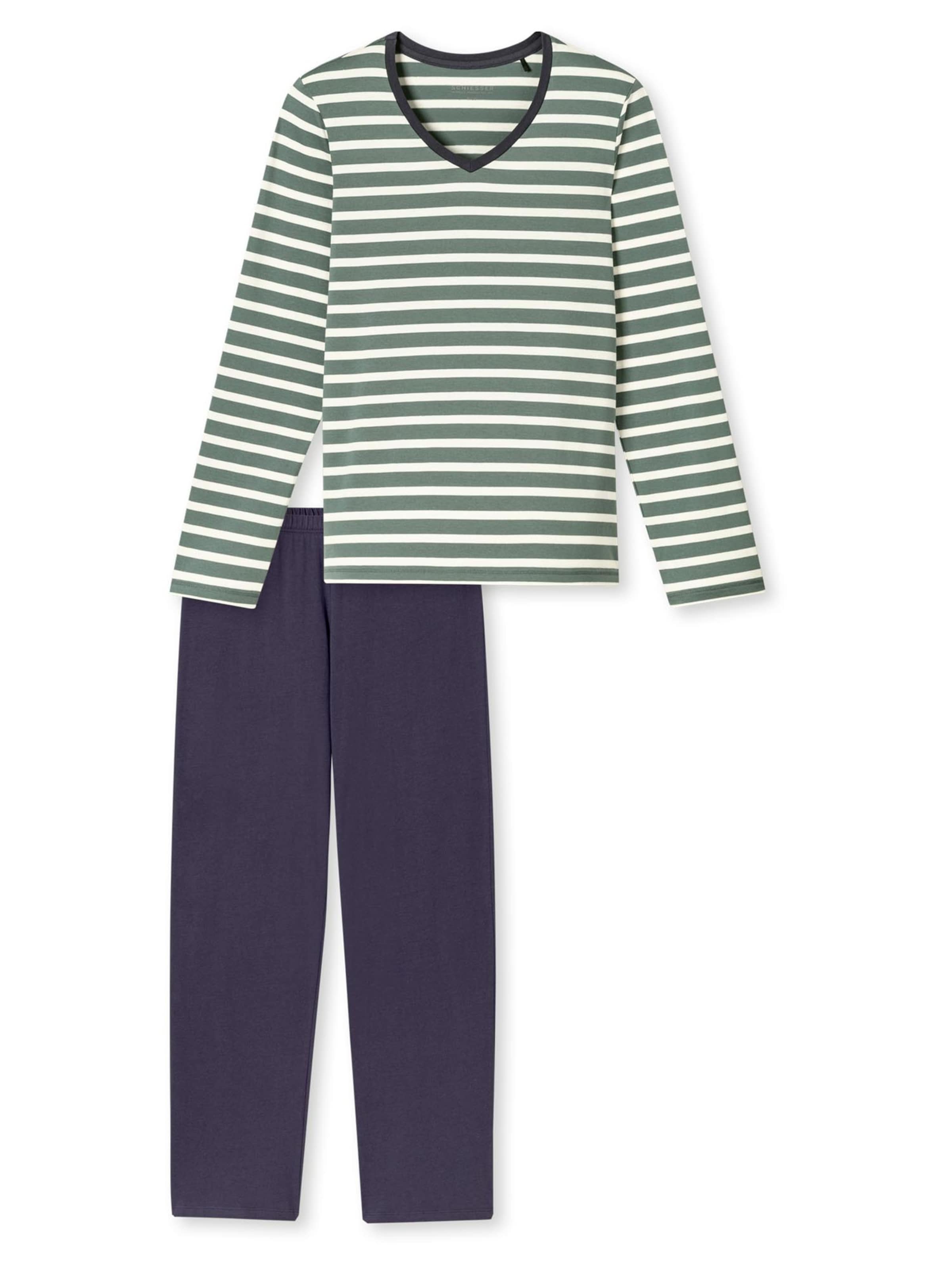 Pyjama 'Casual Essentials' SCHIESSER en bleu : devant