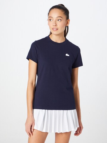 Lacoste Sport - Camisa funcionais em azul: frente